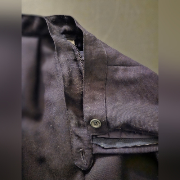 Austin Leeds Navy Blue Suit - 100% Wool - NWOT - Size 12 Vintage - Picture 8 of 11